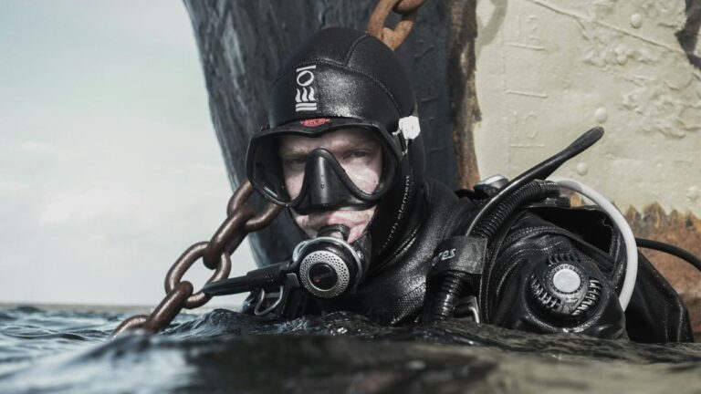 Soudeur plongeur sous-marin